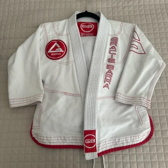 Gracie Barra White Jiu-Jitsu Gi Y3 - Picture 1 of 4